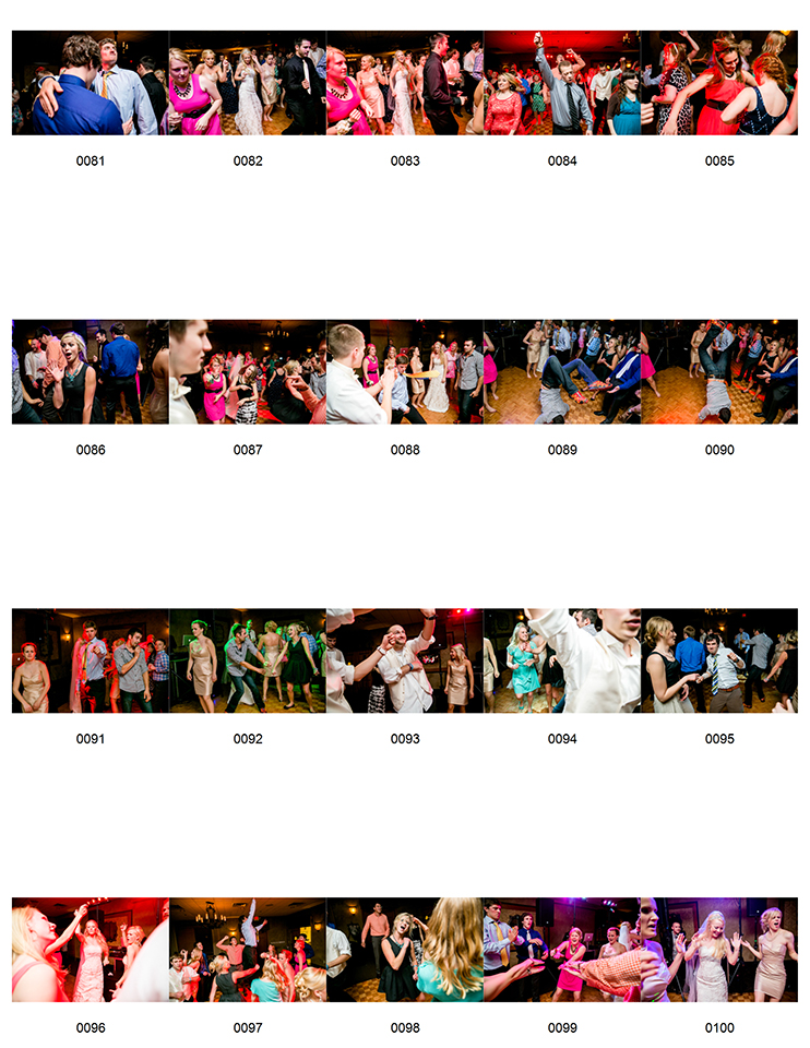 A series of photos capturing people dancing at a party.  Keywords used: series, photos, people, dancing, party