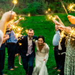 Keywords: bride, groom, sparklers